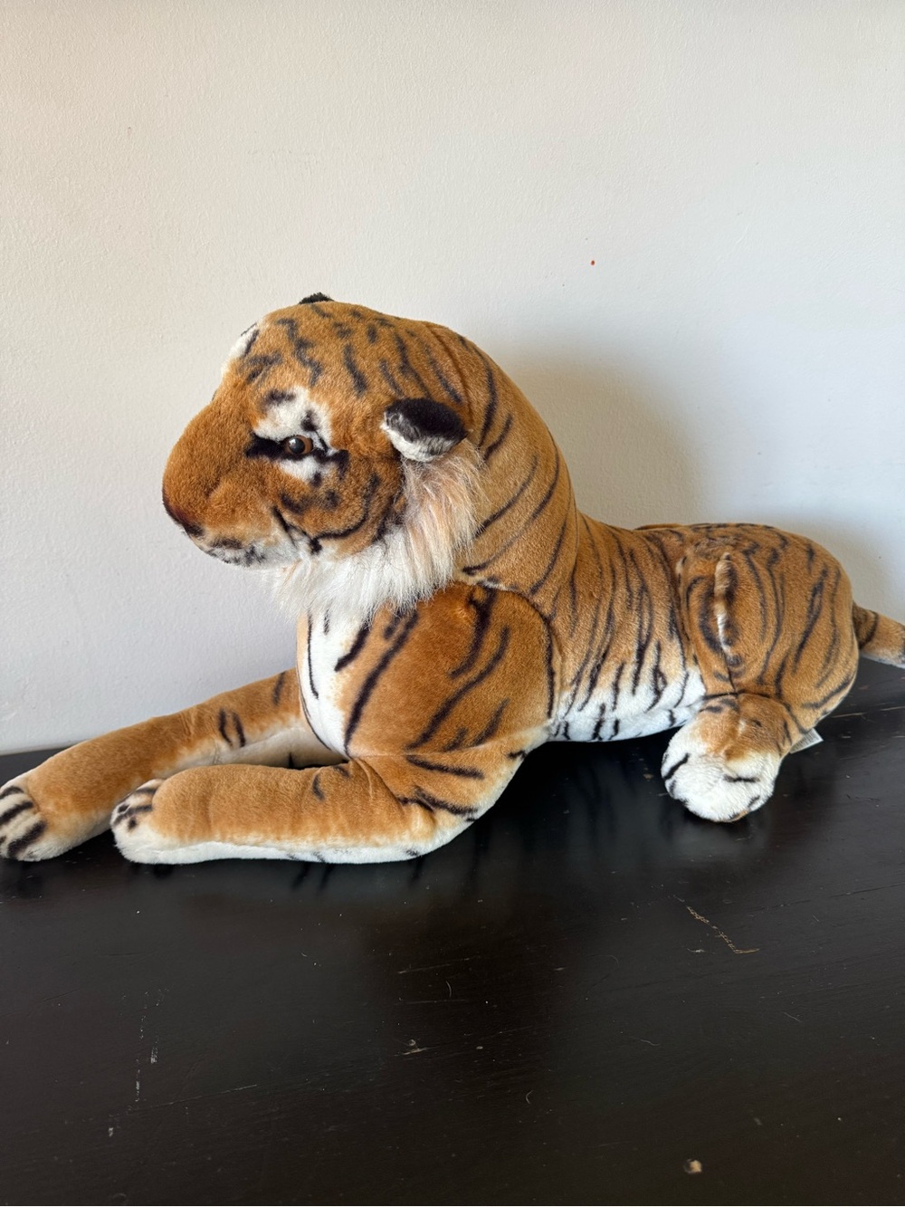 Large Realistic Tiger Plush Stuffed Animal Lifelike Structured Head